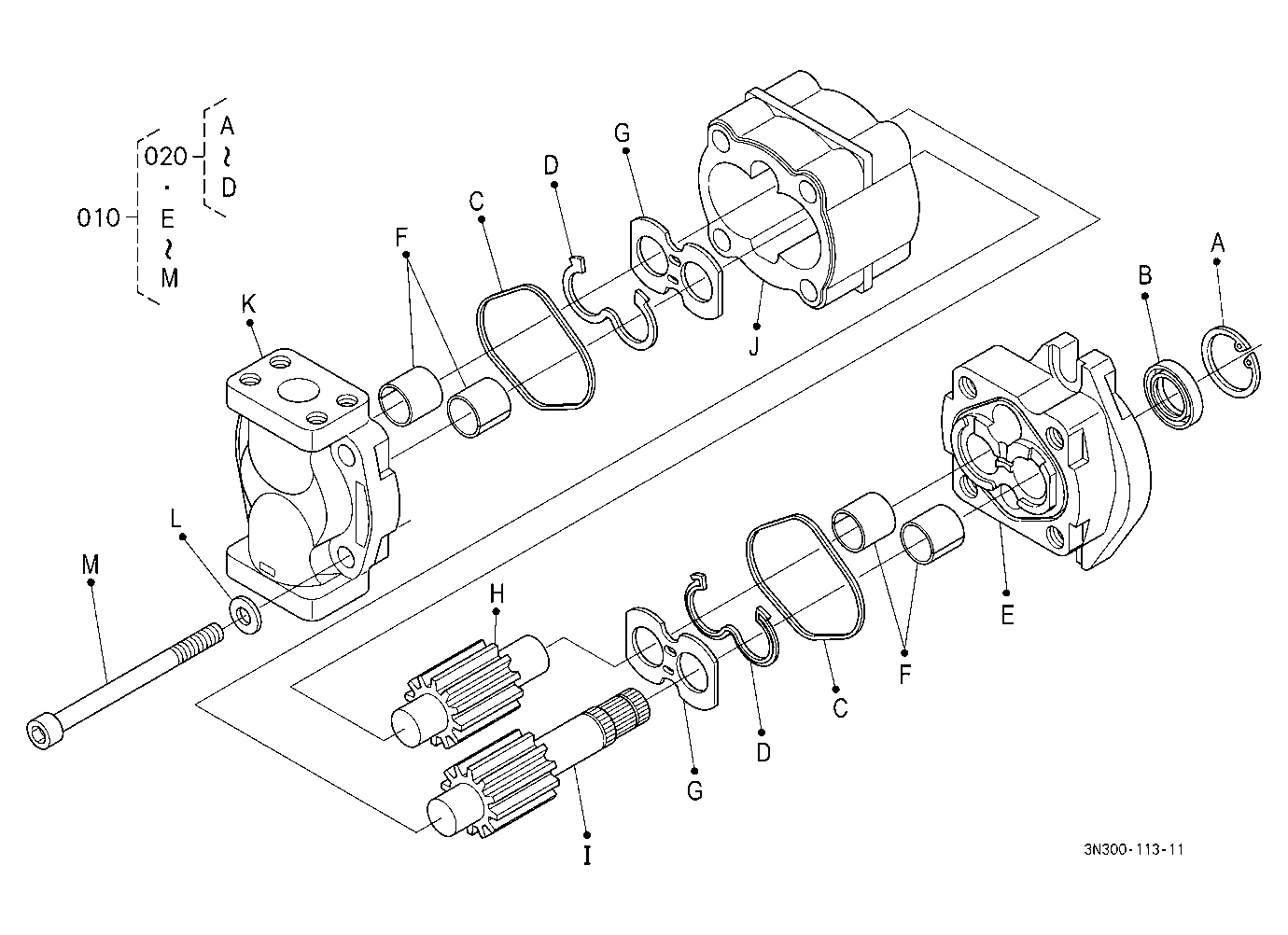 Hydraulic Pump [Component Parts]