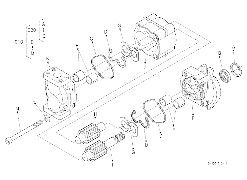 Hydraulic Pump [Component Parts]