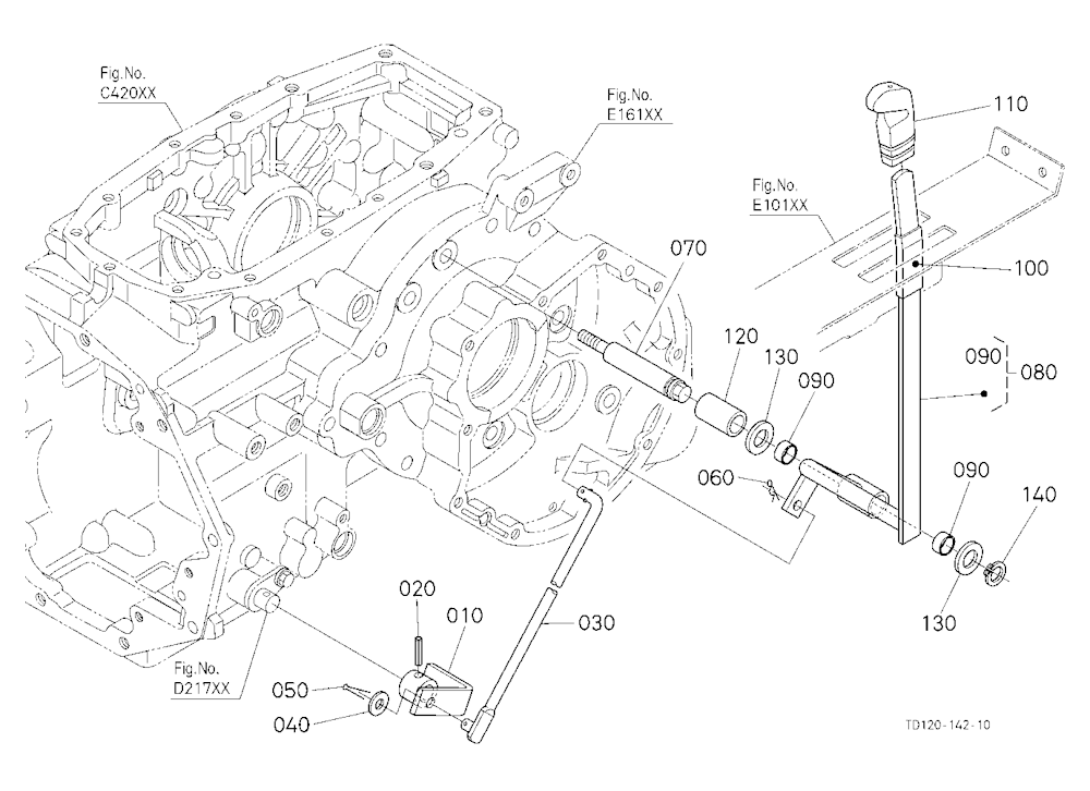 Range Gear Shift Lever [Manual T/M Type]