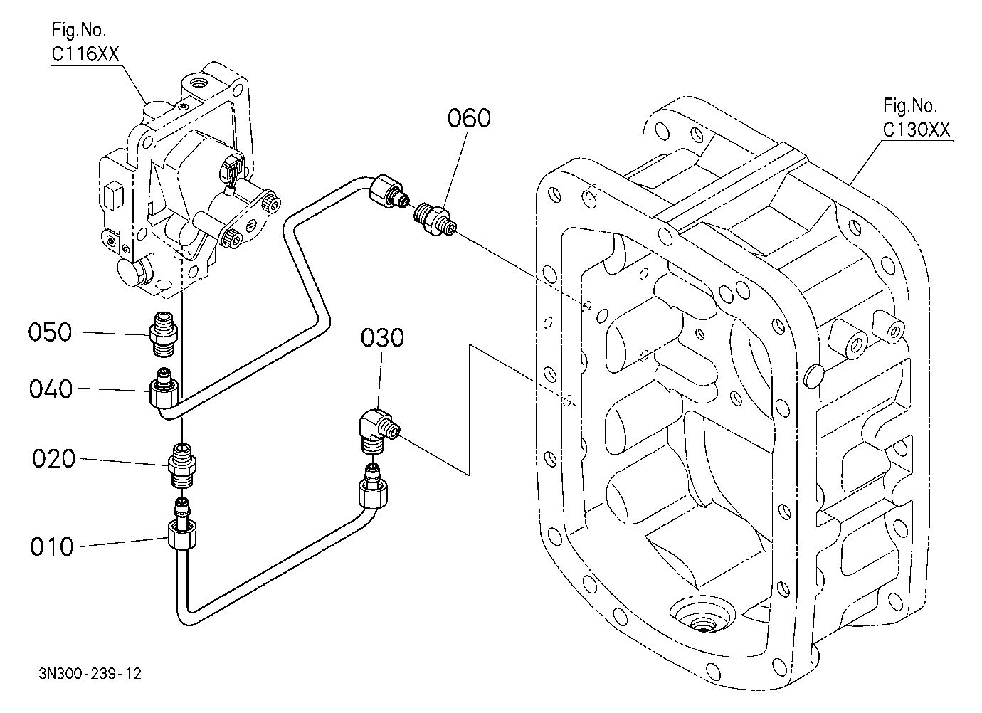 Hydraulic Oil Line (Dual Speed Valve) [Dual Speed