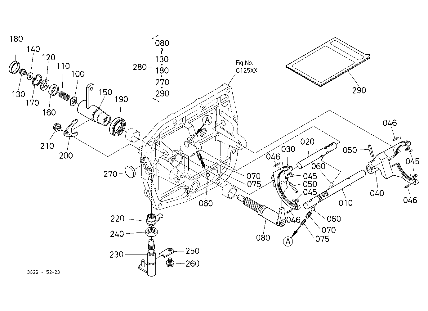 Main Gear Shift Fork