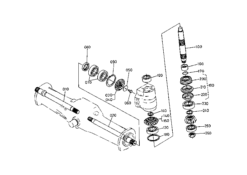 Diff.Gear Shaft