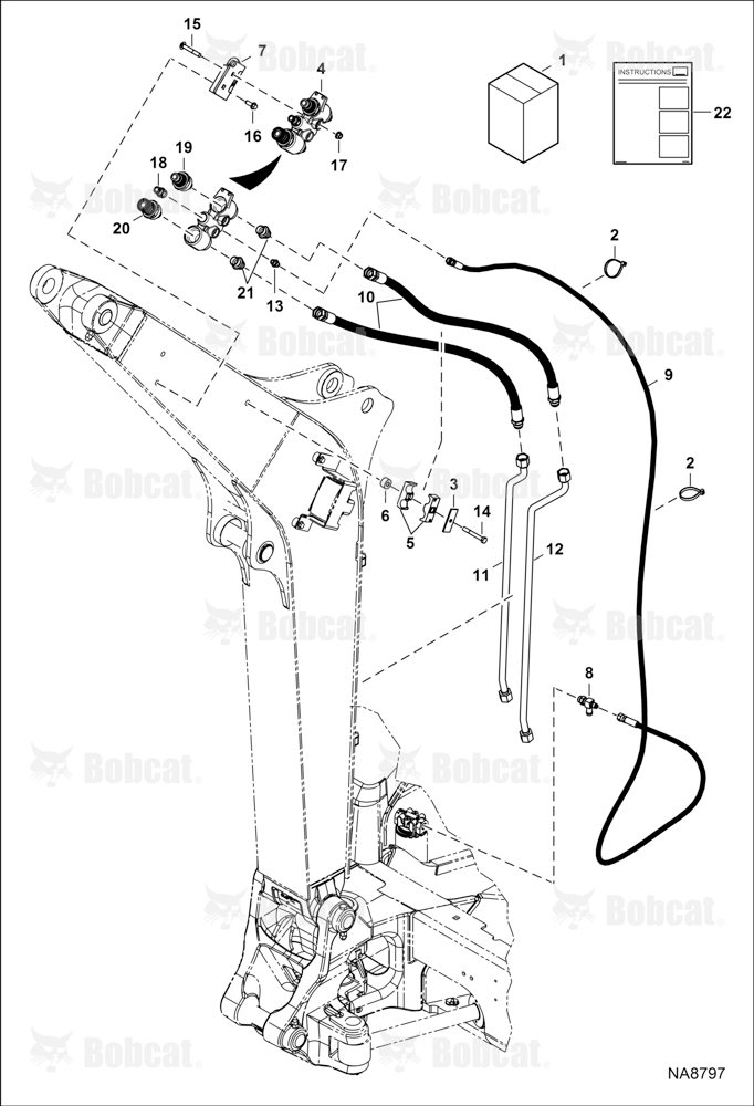 Coupler Block Kit (Extendable Arm)
