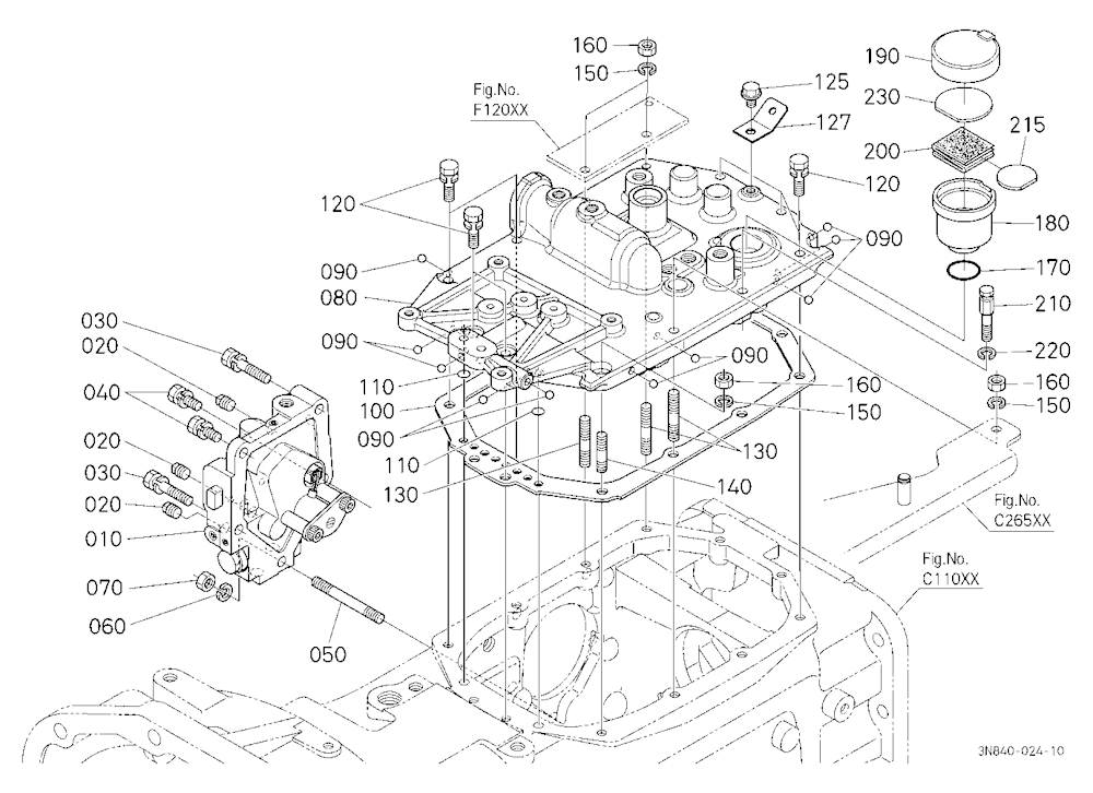 Clutch Housing Cover (Upper/Dual Speed Valve)
