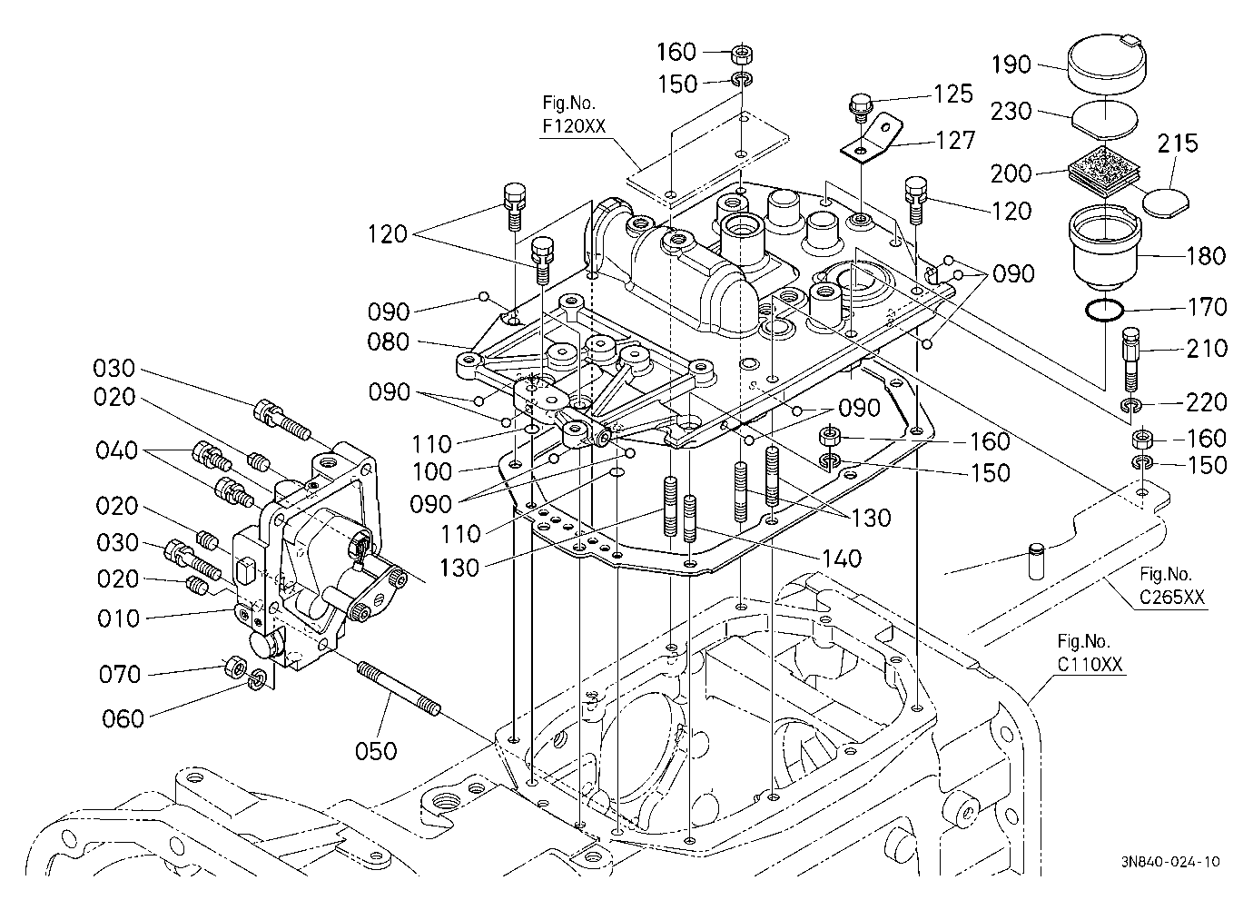Clutch Housing Cover (Upper/Dual Speed Valve)
