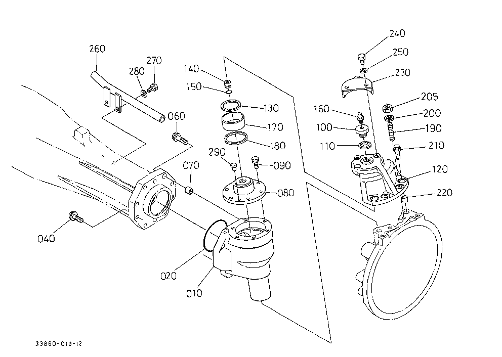 Bevel Gear Case Lh