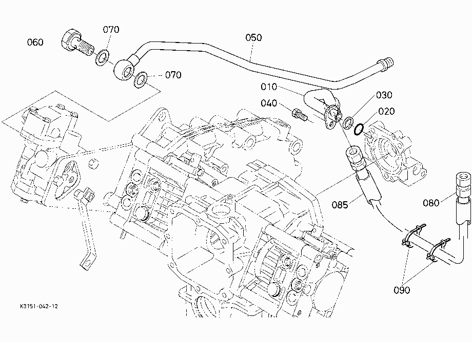HYDRAULIC OIL LINE (DELIVERY)