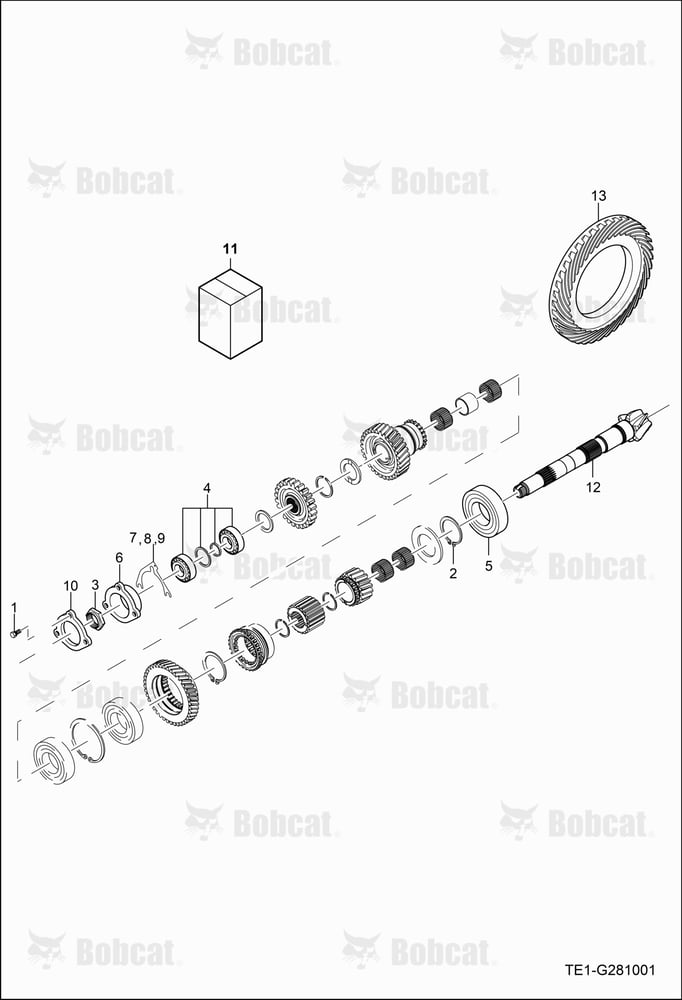 Spiral Bevel Pinion Shaft Group