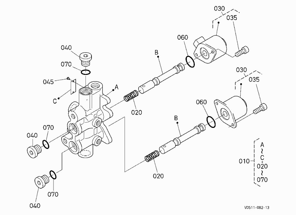 SOLENOID VALVE [COMPONENT PARTS][HYDRAULIC HITCH]