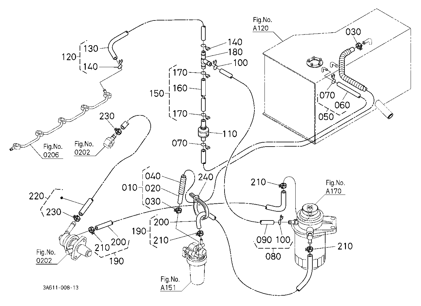 Fuel Pipe 2 (Engine) [New Type]