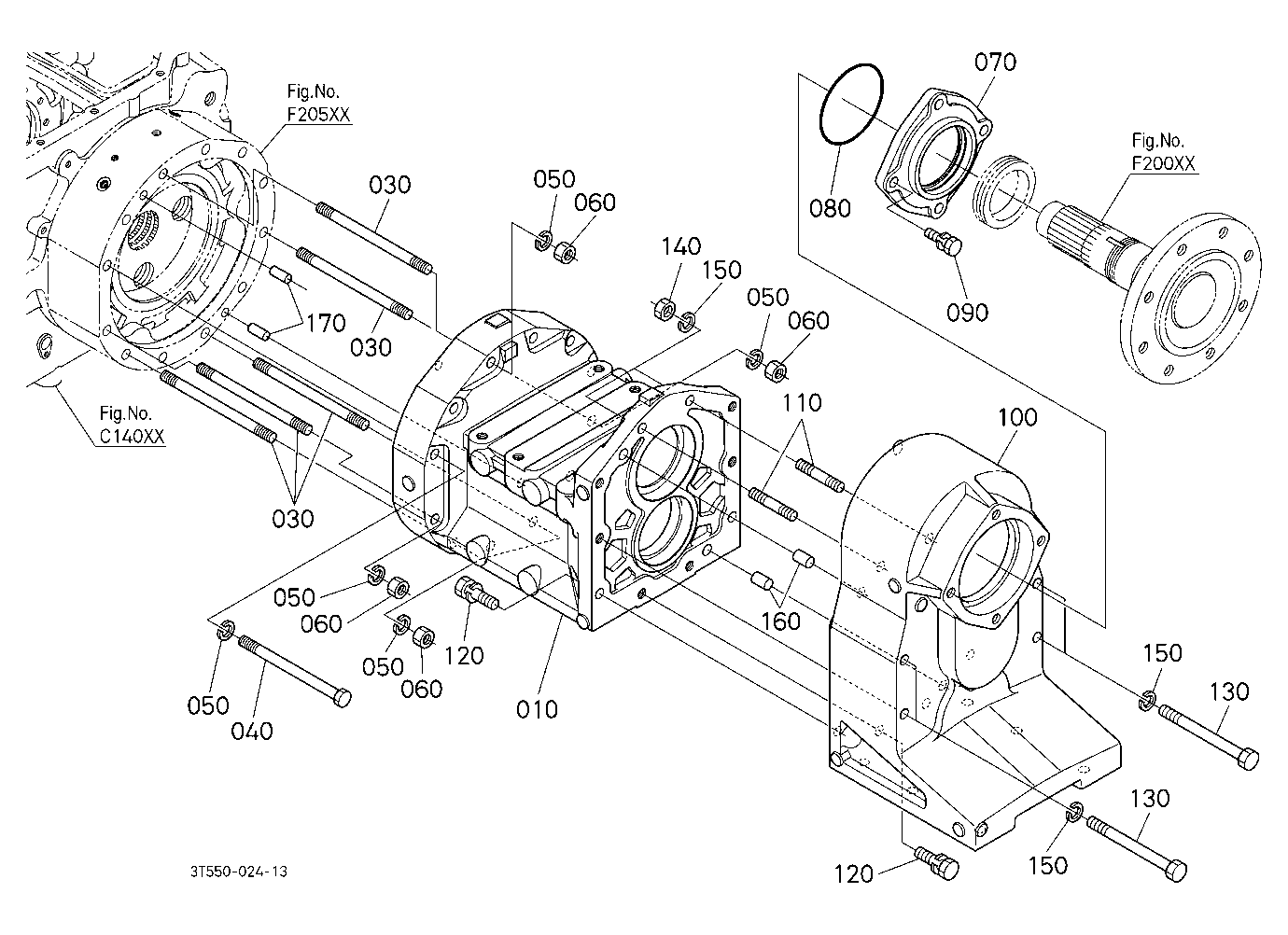 Rear Axle Case Lh [New]