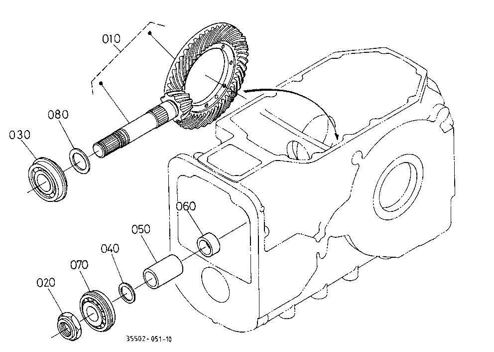 Bevel Gear (Rear)