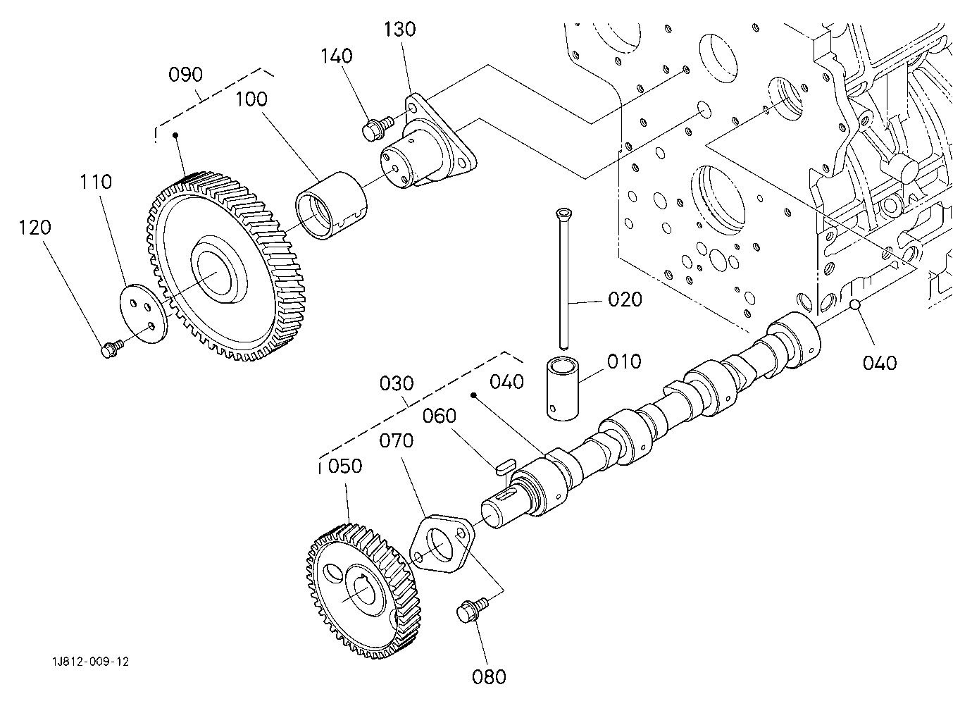 Camshaft And Idel Gear Shaft