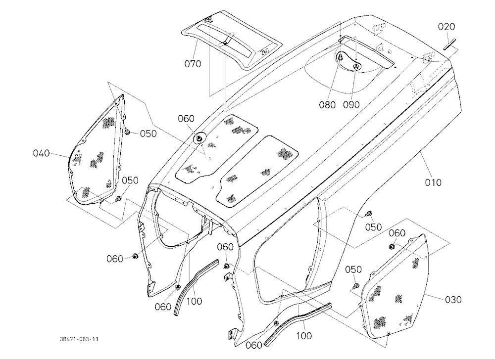 Hood (Bonnet) Upper