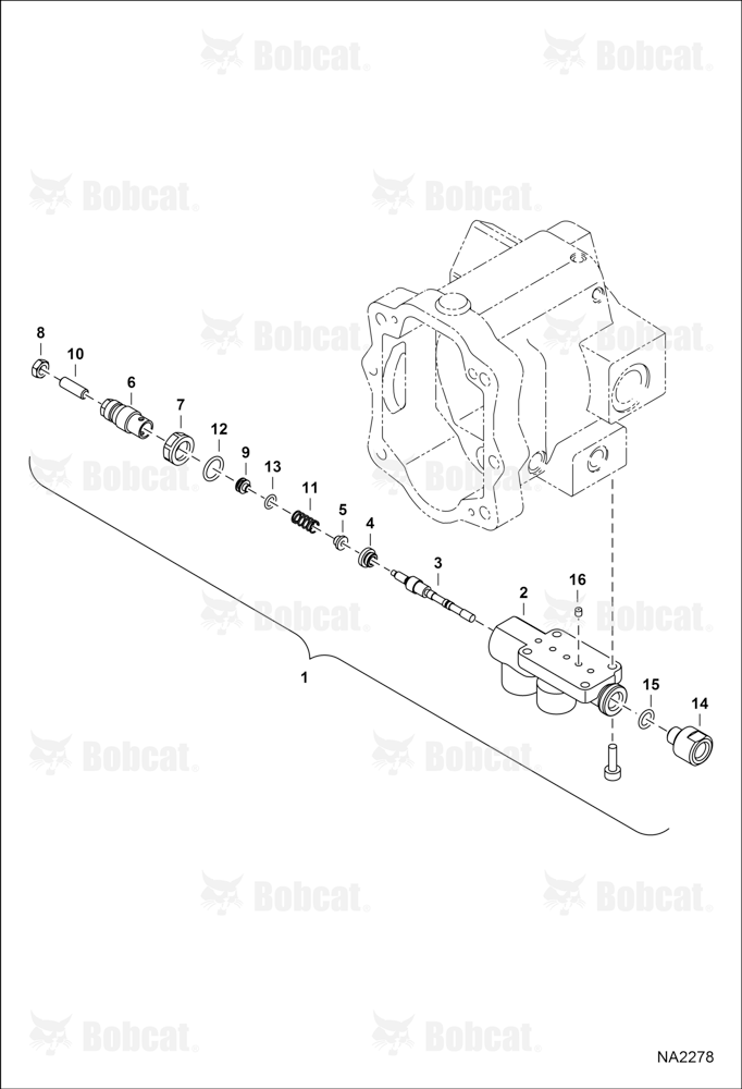 Hydraulic Piston Pump (Control Assembly)