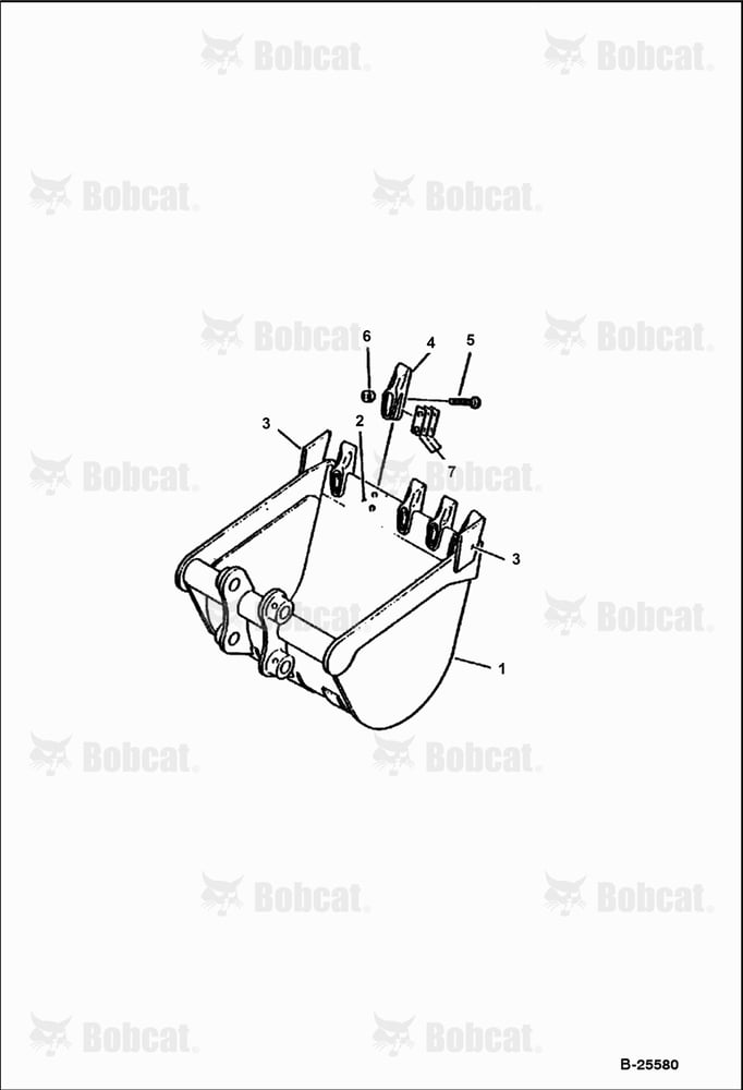 Light Work Bucket 0,18 Cubic Meters - 600 mm Wide (OP)