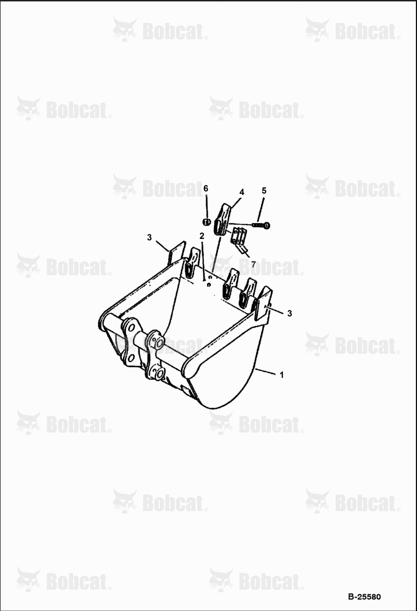 Light Work Bucket 0,18 Cubic Meters - 600 mm Wide (OP)