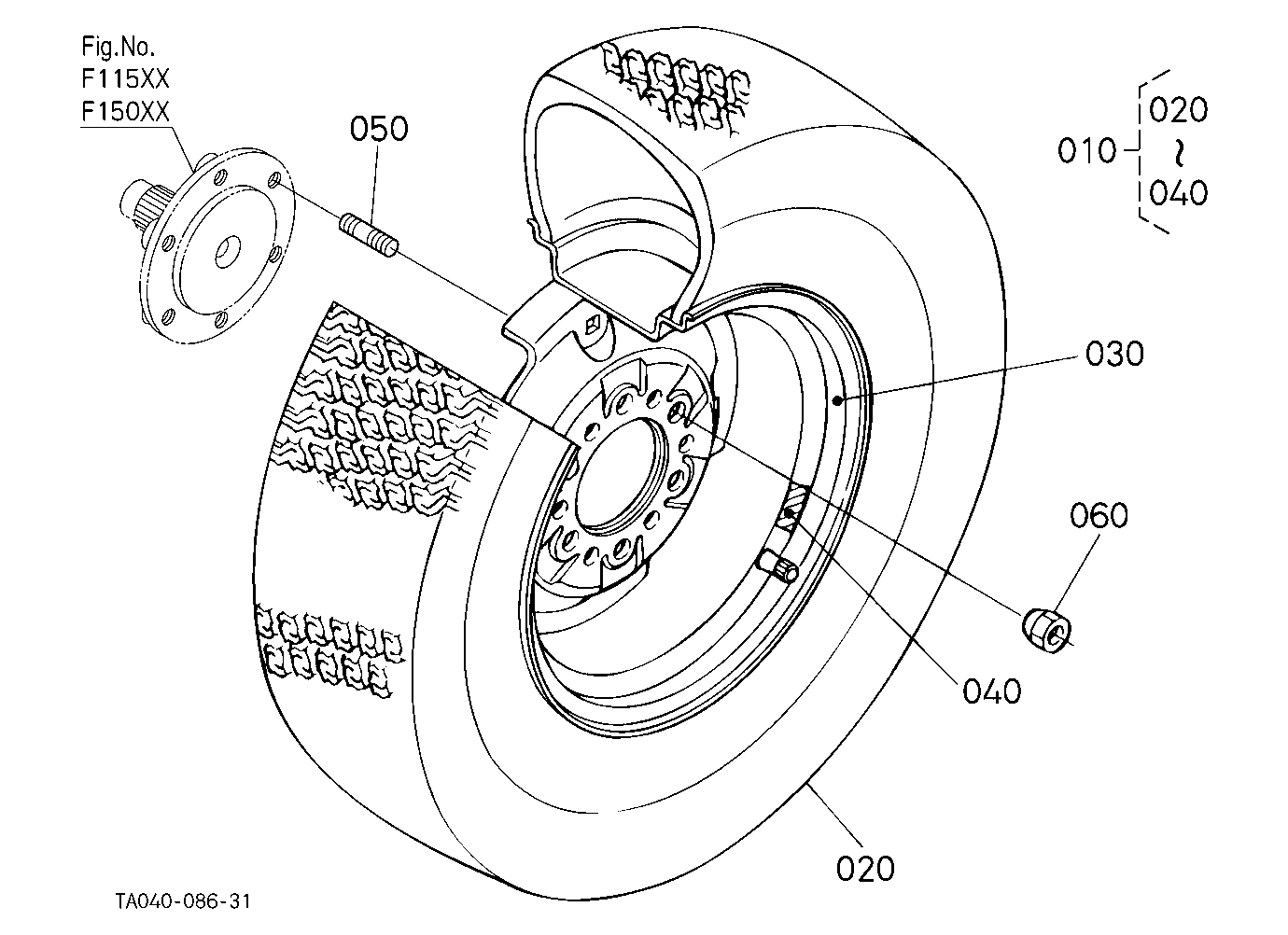 Front Wheel (27*8.50-15)