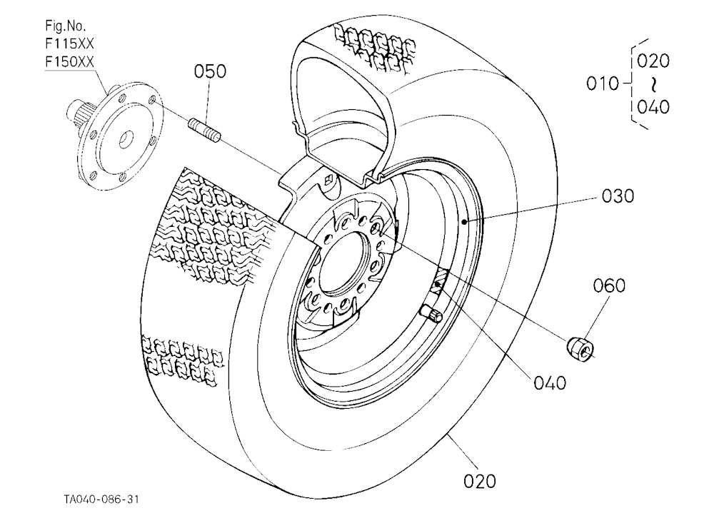 Front Wheel (27*8.50-15)