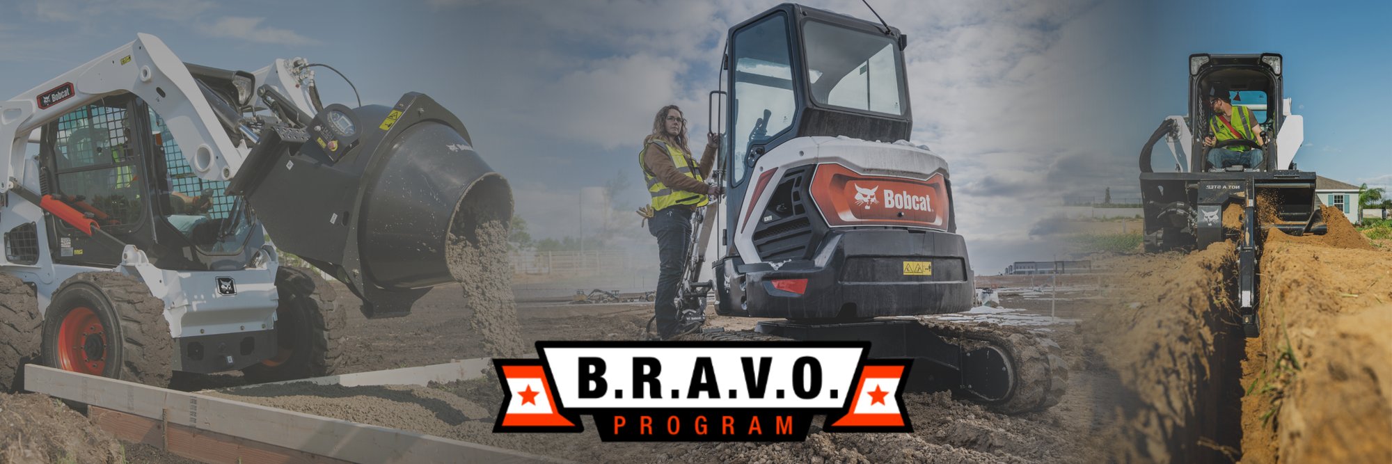 Bobcat B R A V O program banner