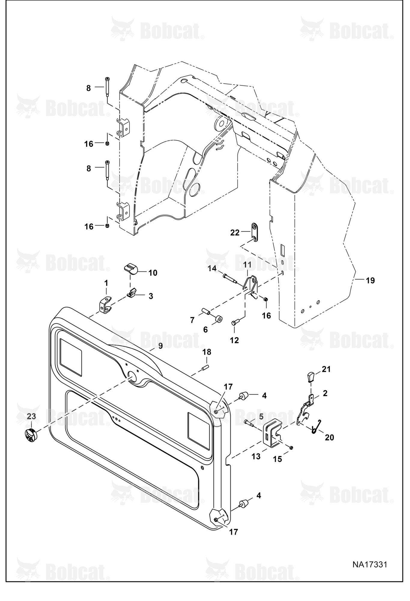 Rear Door (Single Rear Mounting Hole)