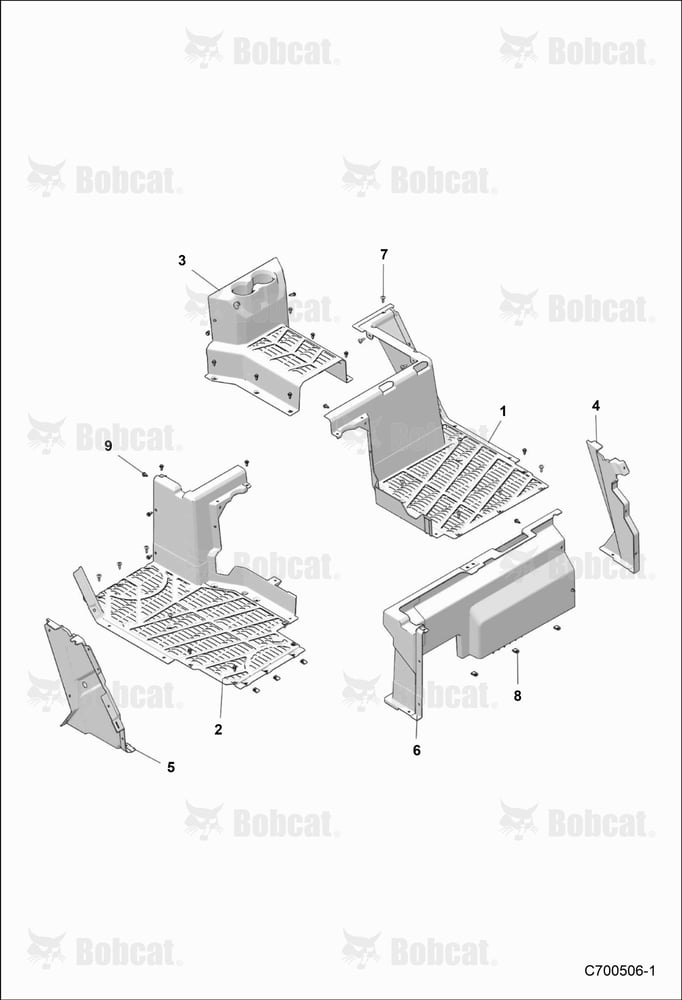 BODY, FLOOR, Rear