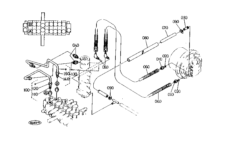 Oil Piping (Travel Rh)