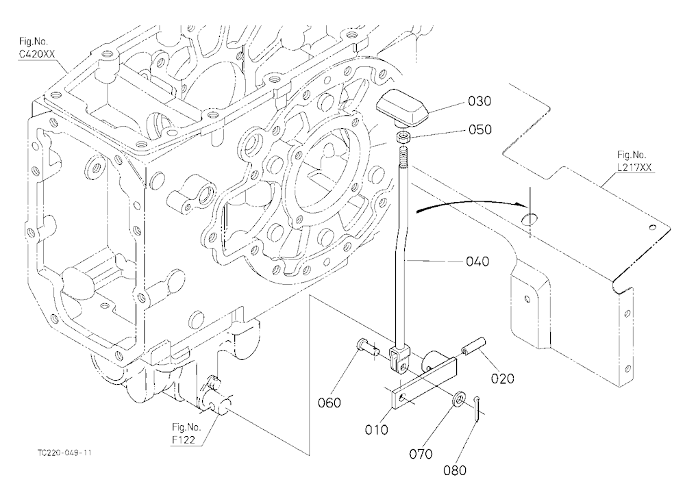 Front Wheel Drive Lever [Except Hst Type]