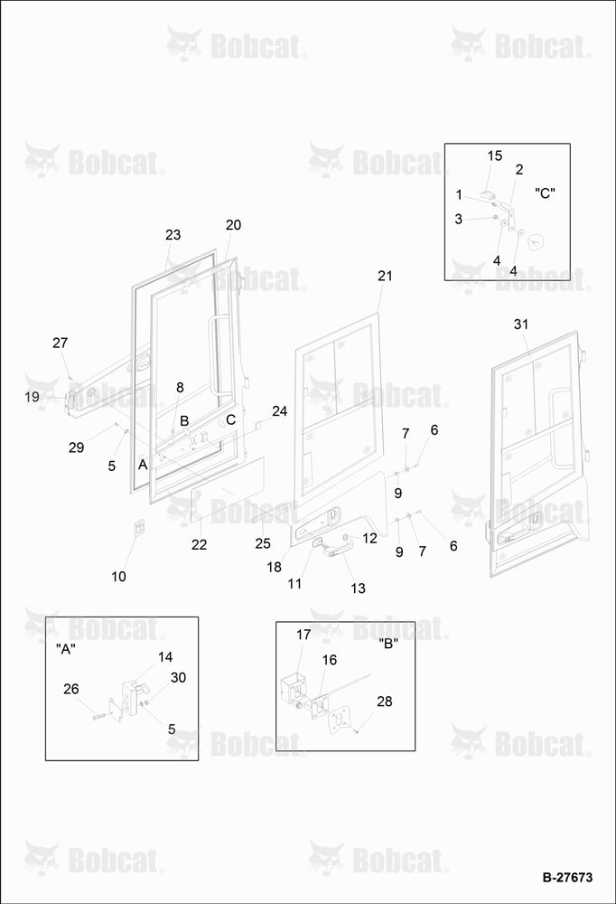 Operator CAB-DOOR Left