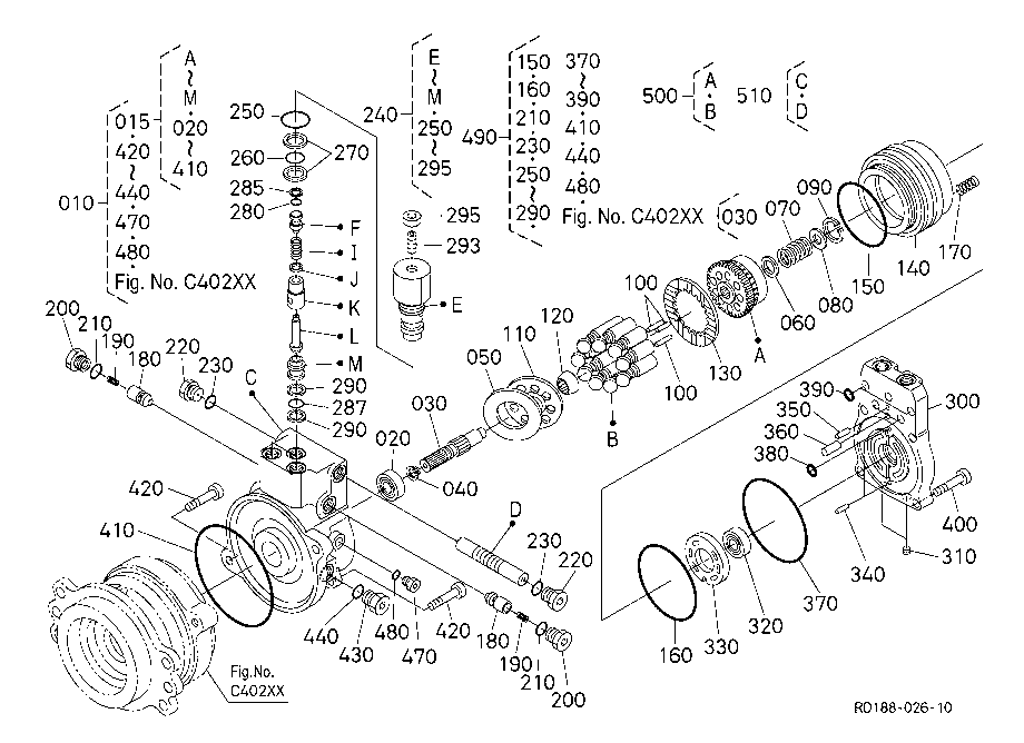 Swivel Motor 1 (Component Parts)