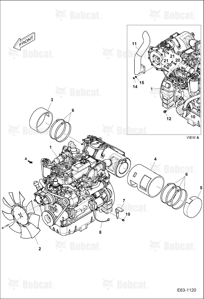 Engine & Attaching Parts