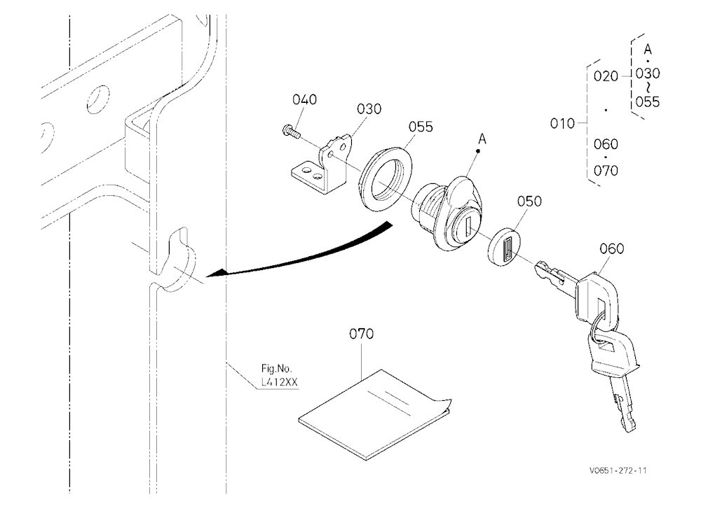 Kit Bonnet Lock [Option]