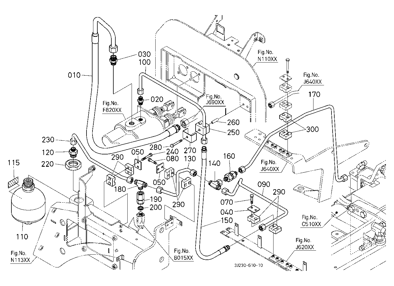 Brake Pipe 1 (Upper/Front)