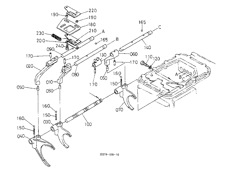 Main Gear Shift Fork