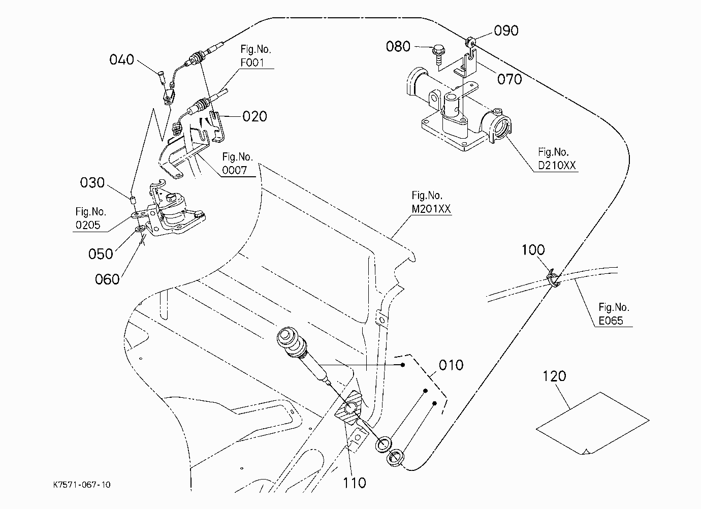 HAND THROTTLE KIT [RTV900G6/W6/R6] [OPTION]