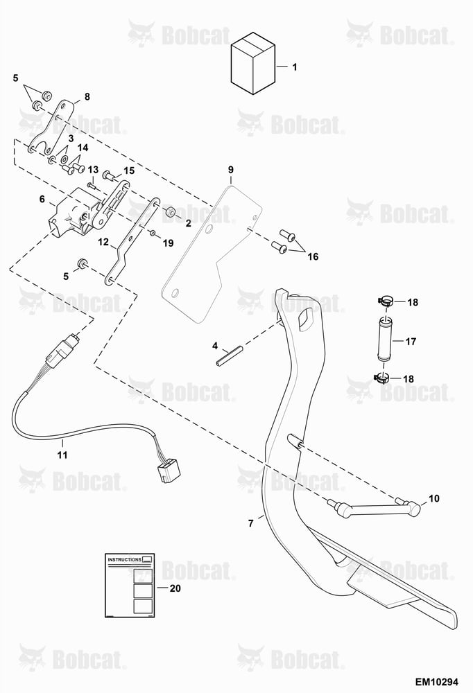 Inching Pedal Kit  A8GS13000 - A8GS15061