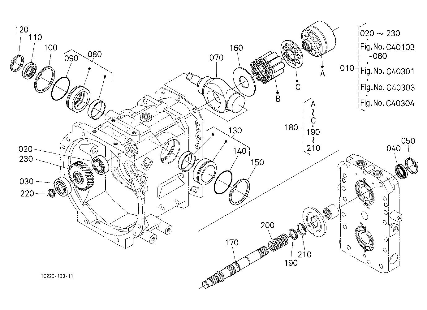 Hst(Pump Shaft) [Component Parts] [Hst Type]