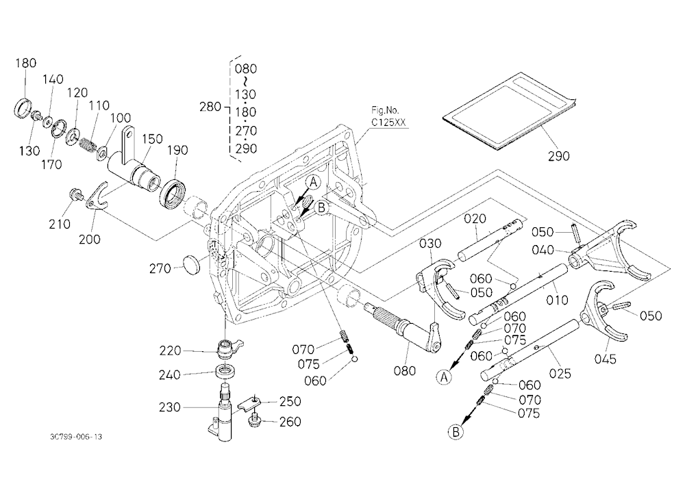Main Gear Shift Fork