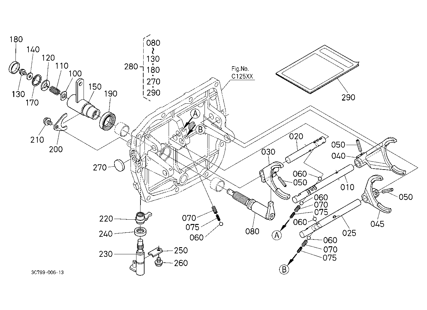 Main Gear Shift Fork
