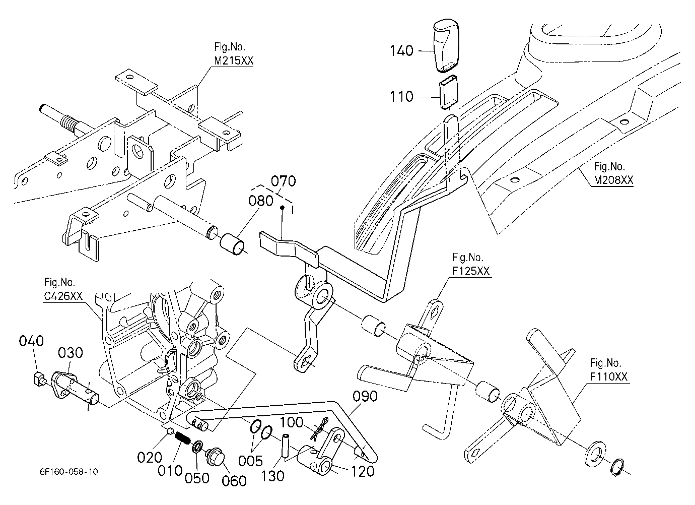 Mid Pto Gear Shift Lever [A]
