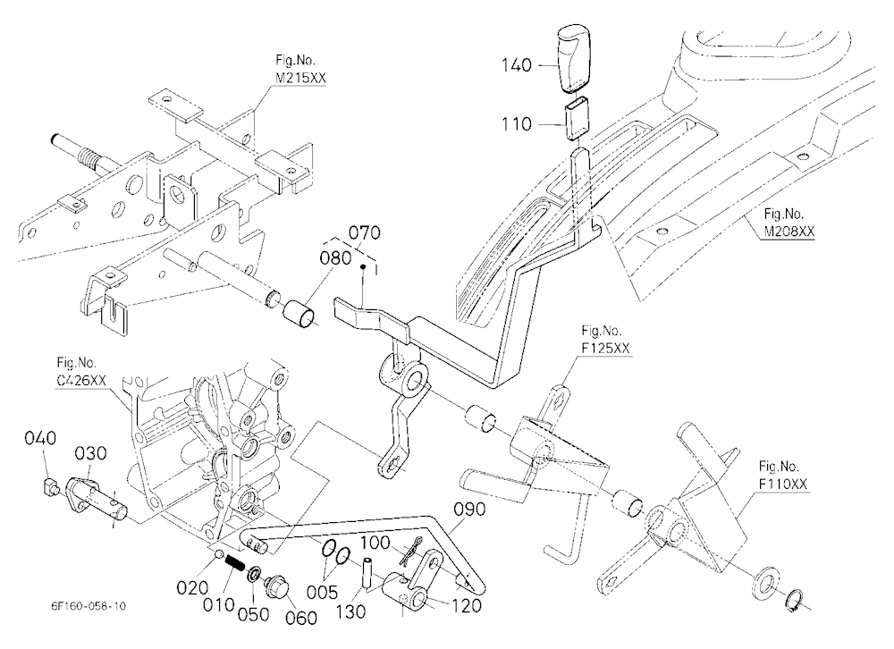 Mid Pto Gear Shift Lever [A]