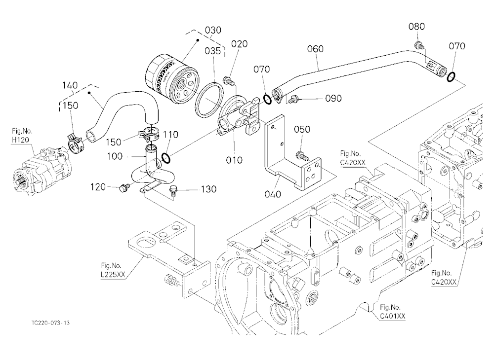 Hydraulic Oil Line(Inlet) [Except Hst Type]