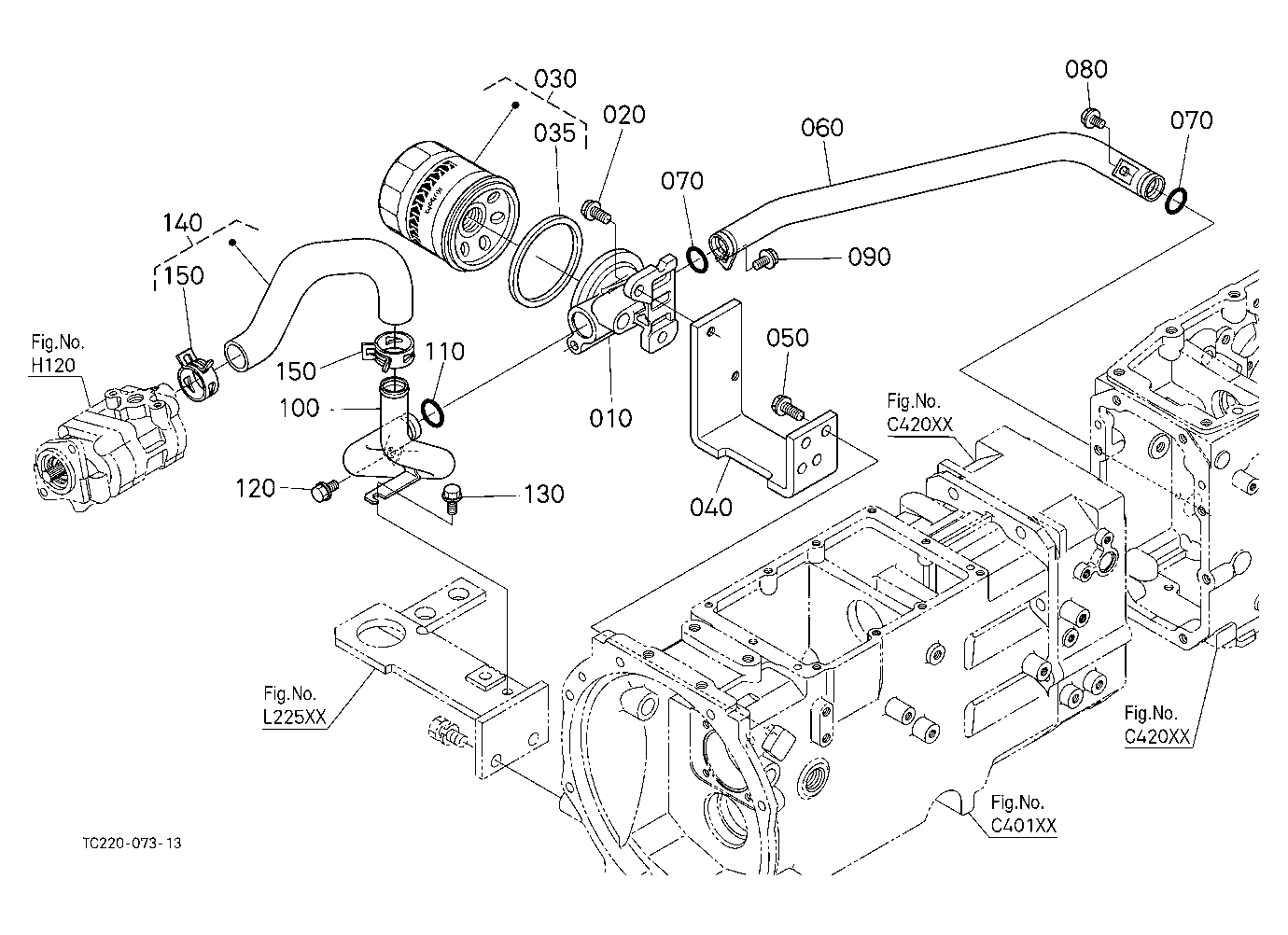 Hydraulic Oil Line(Inlet) [Except Hst Type]