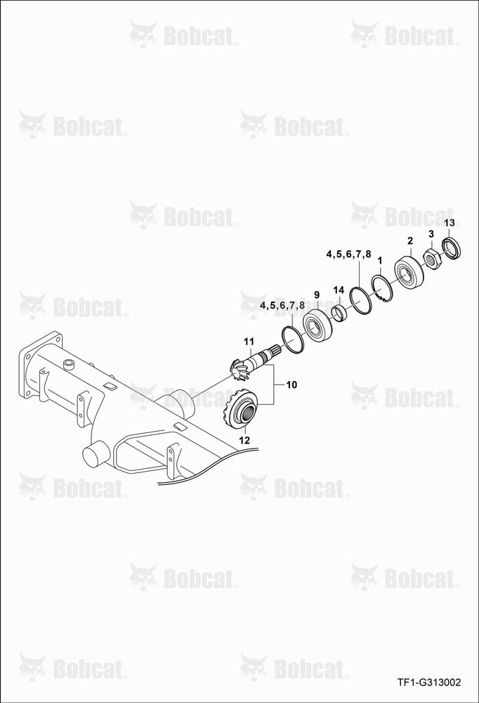 Bevel Pinion Shaft Group