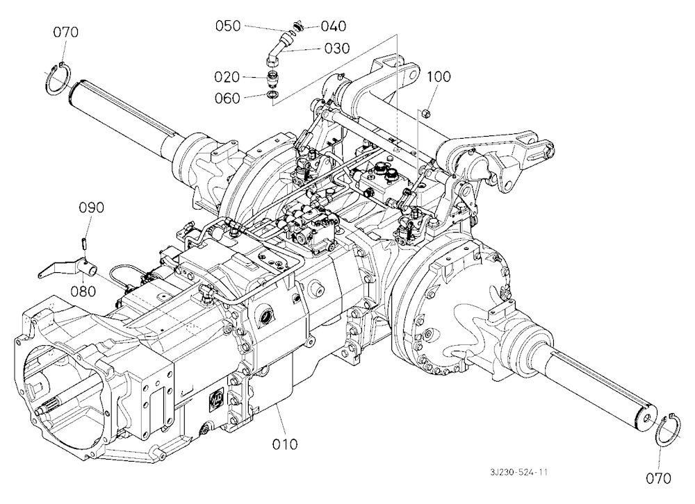 Transaxle (With Creep) [Bar Type Axle]
