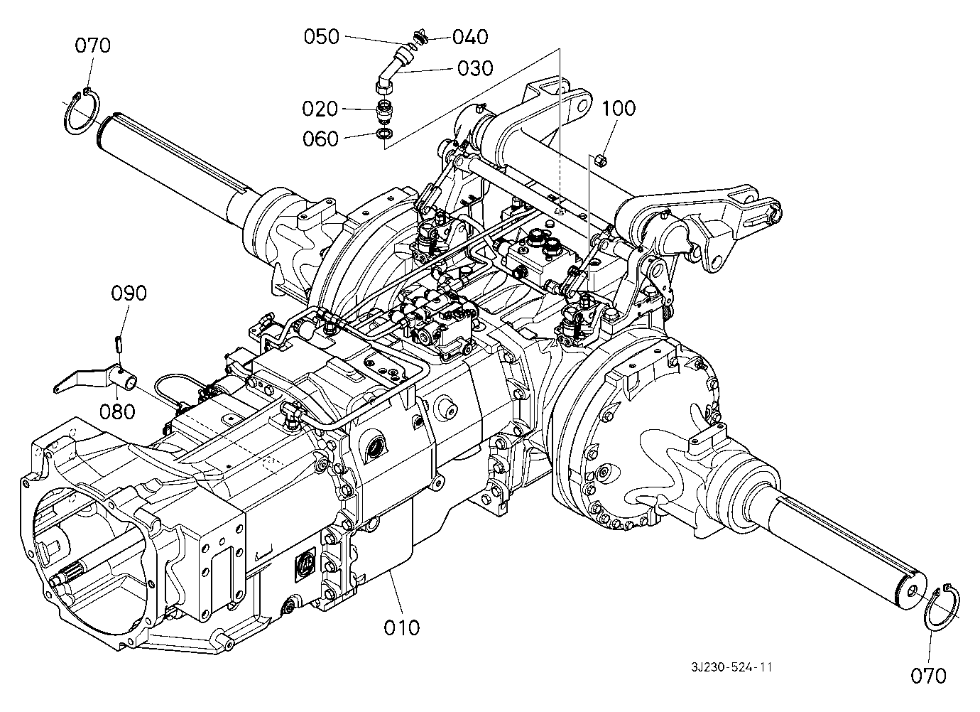 Transaxle (With Creep) [Bar Type Axle]