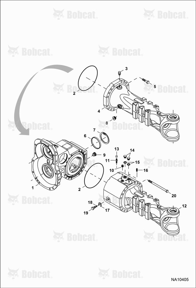 Front Axle (Housing)  B3YH11001 - B3YH13474