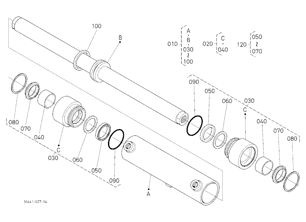 Steering Cylinder [Component Parts]