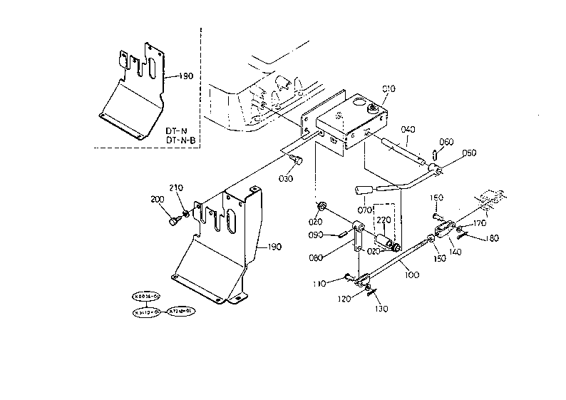 Pto Gear Shift Lever