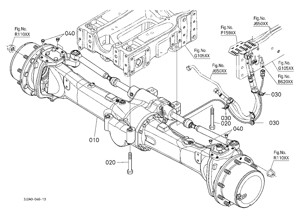 Front Axle [Front Rigid Type Axle]